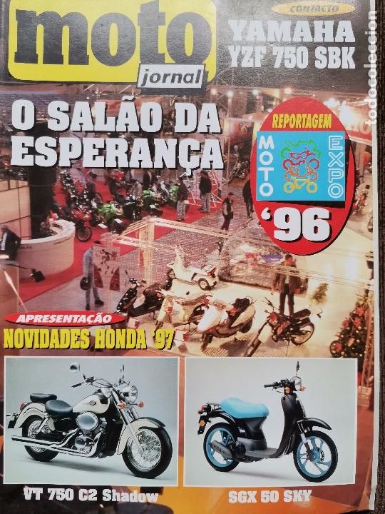 Voitures et Motocyclettes: 1996 REVISTA MOTO JORNAL - NOVIDADES HONDA 1997 - HONDA VT 750 C2 SHADOW - SGX 50 SKY