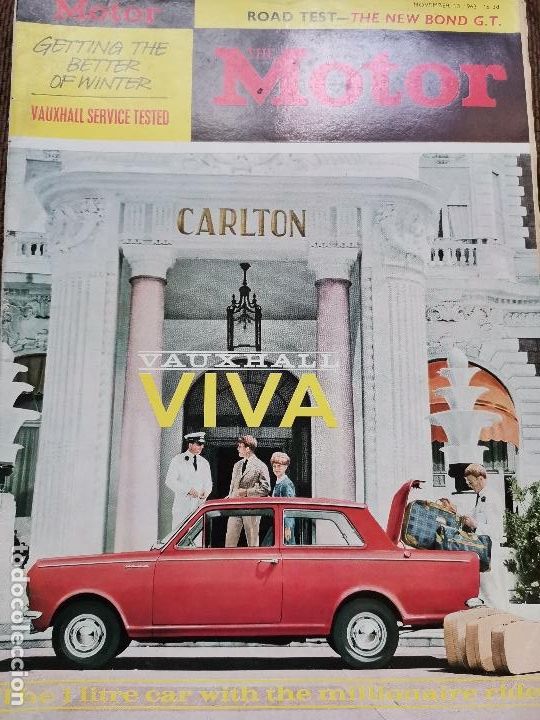 Voitures et Motocyclettes: 1964 REVISTA THE MOTOR - ROAD TEST NEW BOND GT- TOKYO SHOW