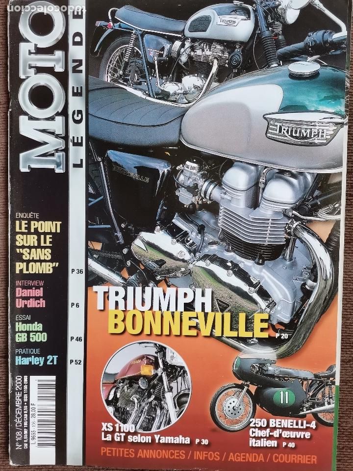 Voitures et Motocyclettes: 2000 REVISTA MOTO LEGENDE - TRIUMPH BONEVILLE - HONDA CB 500 - HARLEY 2T