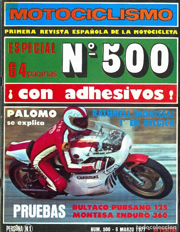 Voitures et Motocyclettes: Revista Motociclismo numero 500