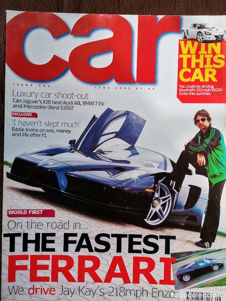 Coches y Motocicletas: 2003 REVISTA CAR - FERRARO ENZO - JAGUAR XJ8 - AUDI A8 - BMW 735I - MERCEDES EBNZ S350