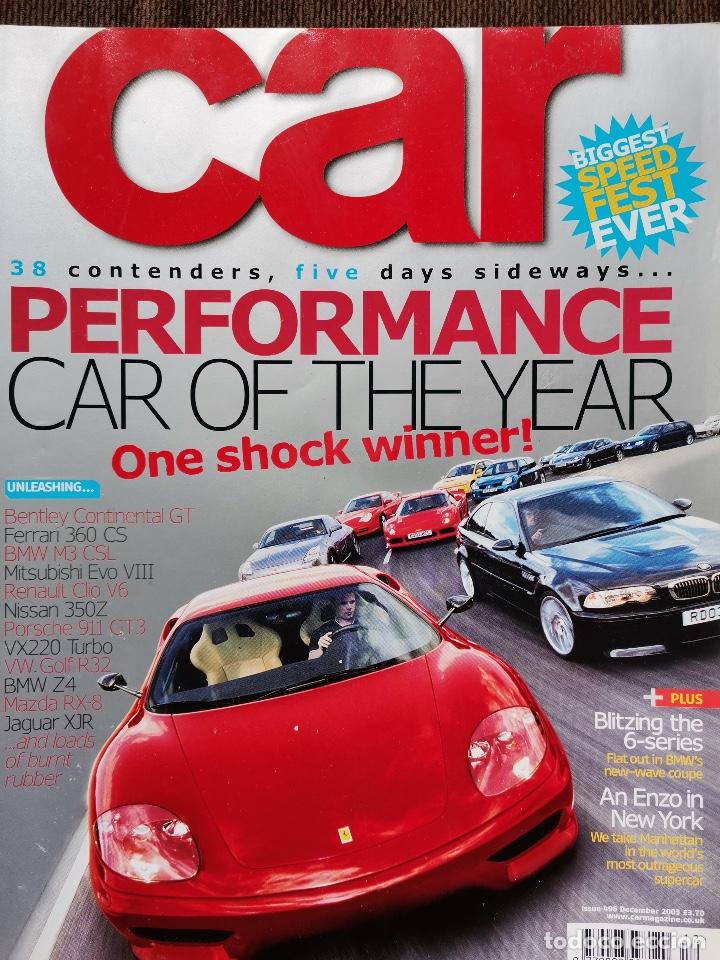 Voitures et Motocyclettes: 2003 REVISTA CAR - BENTLEY CONTINENTAL GT - BMW M3 CSL - RENAULT CLIO V6 - BMW Z4 - VX 220 TURBO