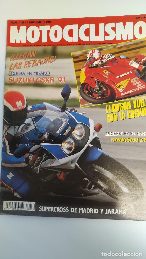 Voitures et Motocyclettes: MOTOCICLISMO NUM, 1184 de 1 de noviembre de 1990