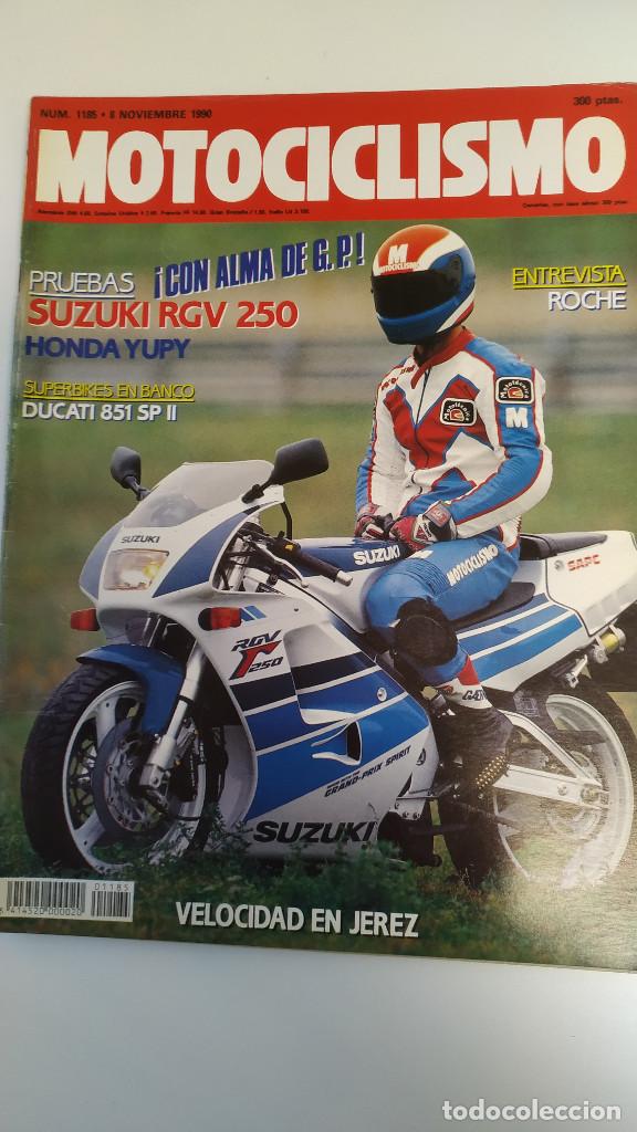 Voitures et Motocyclettes: MOTOCICLISMO NUM, 1185 de 8 de noviembre de 1990