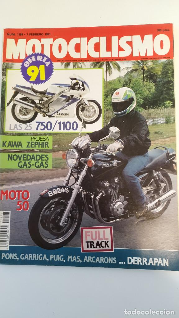 Voitures et Motocyclettes: MOTOCICLISMO NUM 1.198 de 7 de febrero de 1991