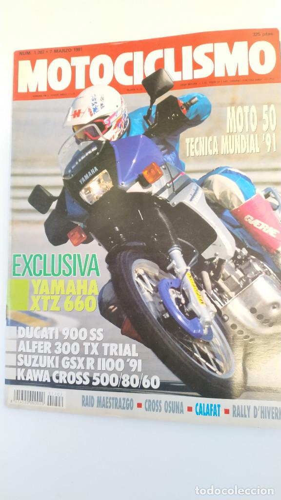 Voitures et Motocyclettes: MOTOCICLISMO NUM, 1202 de 7 de marzo de 1991