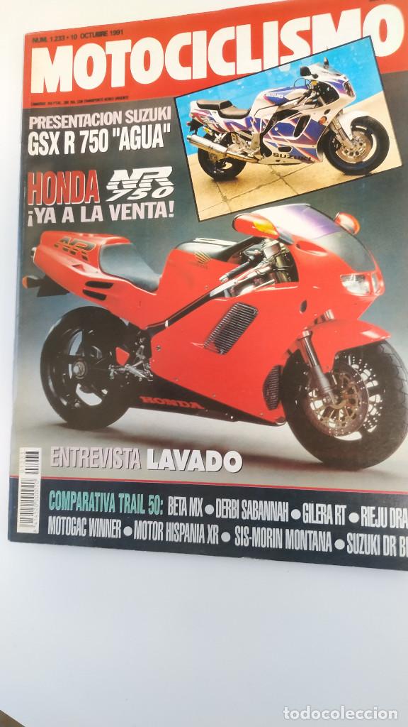 Voitures et Motocyclettes: MOTOCICLISMO NUM, 1233 de 8 de octubre de 1991