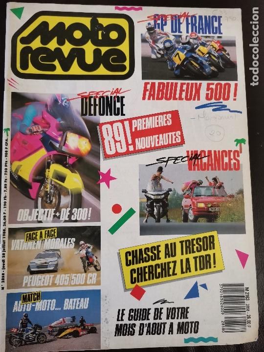 Voitures et Motocyclettes: 1988 REVISTA MOTO REVUE - GP DE FRANCE - GG ZRX 1100 TURBO