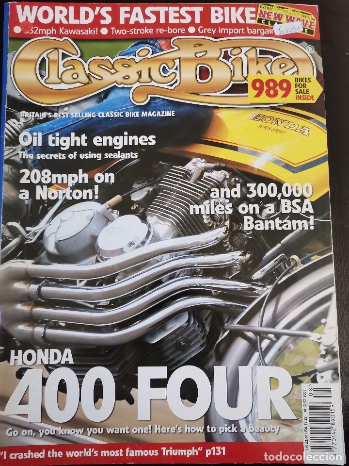 Voitures et Motocyclettes: 2005 REVISTA CLASSIC BIKE - HONDA 400 FOUR - NORTON - BSA