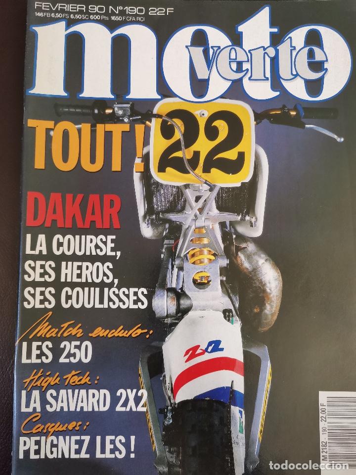 Cars and Motorcycles: 1990 REVISTA MOTO VERTE - PARIS DAKAR