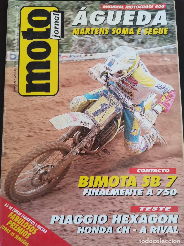 Cars and Motorcycles: 1994 REVISTA MOTO JORNAL - BIMOTA SB 7 - PIAGGIO HEXAGON MUNDIAL MOTOCROOS 500 AGUEDA