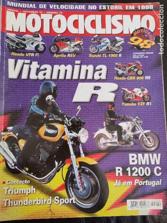 Coches y Motocicletas: 1997 REVISTA MOTOCICLISMO - HONDA VFR FI -APRILIA SCV - SUZUKI TL 1000 R - TRIUMPH THUNTHERBIRD