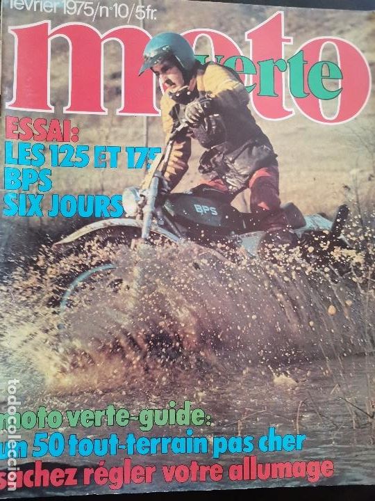 Cars and Motorcycles: 1975 REVISTA MOTO VERTE - ENSAIO 125 Y 175 BPS