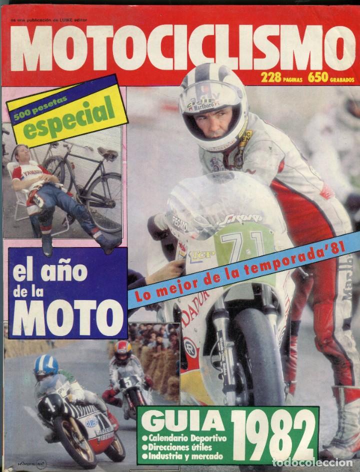 Autos und Motorr&auml;der: MOTOCICLISMO GUIA 1982 - EL A&Ntilde;O DE LA MOTO - 228 PAGINAS Y 650 GRABADOS