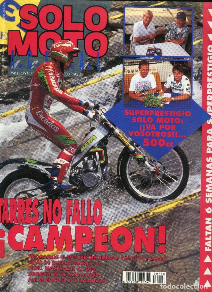 Voitures et Motocyclettes: SOLO MOTO NUMERO 798 - JORDI TARRES NO FALLO CAMPEON -
