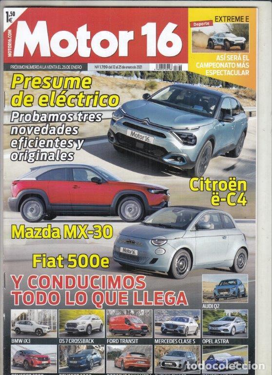 Coches y Motocicletas: REVISTA MOTOR 16 N&ordm; 1789 A&Ntilde;O 2021. PRU: CITROEN E-C4 SHINE. FIAT 500E CABRIO ICON 118 CV. MAZDA MX-3