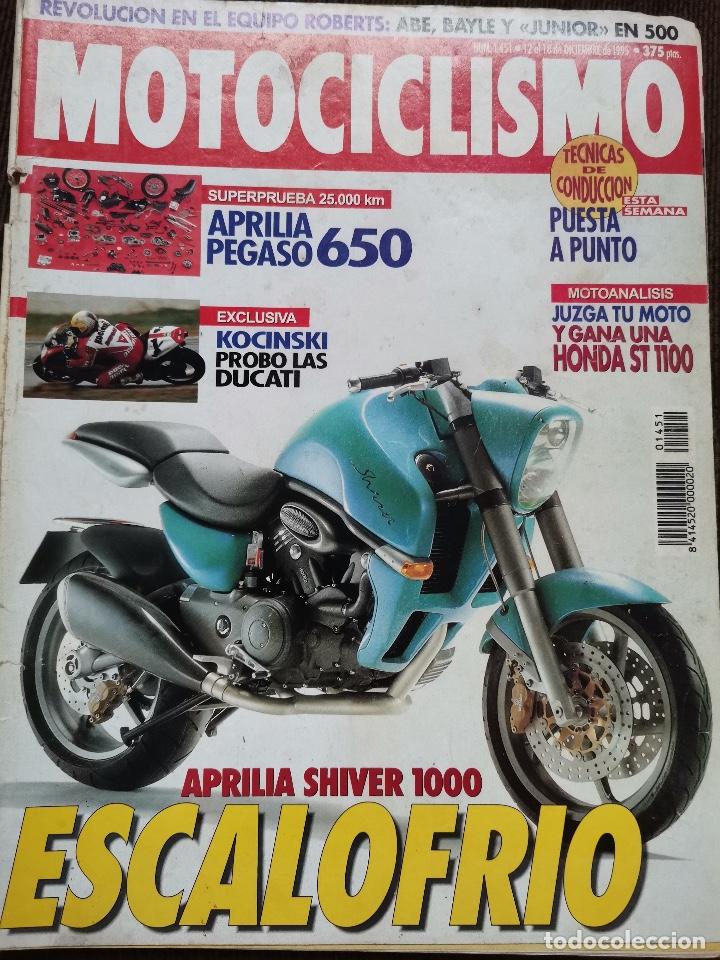 Autos und Motorr&auml;der: 1995 REVISTA MOTOCICLISMO - APRILIA PEGASO 650 - APRILIA SHIVER 1000 . HONDA ST 1100