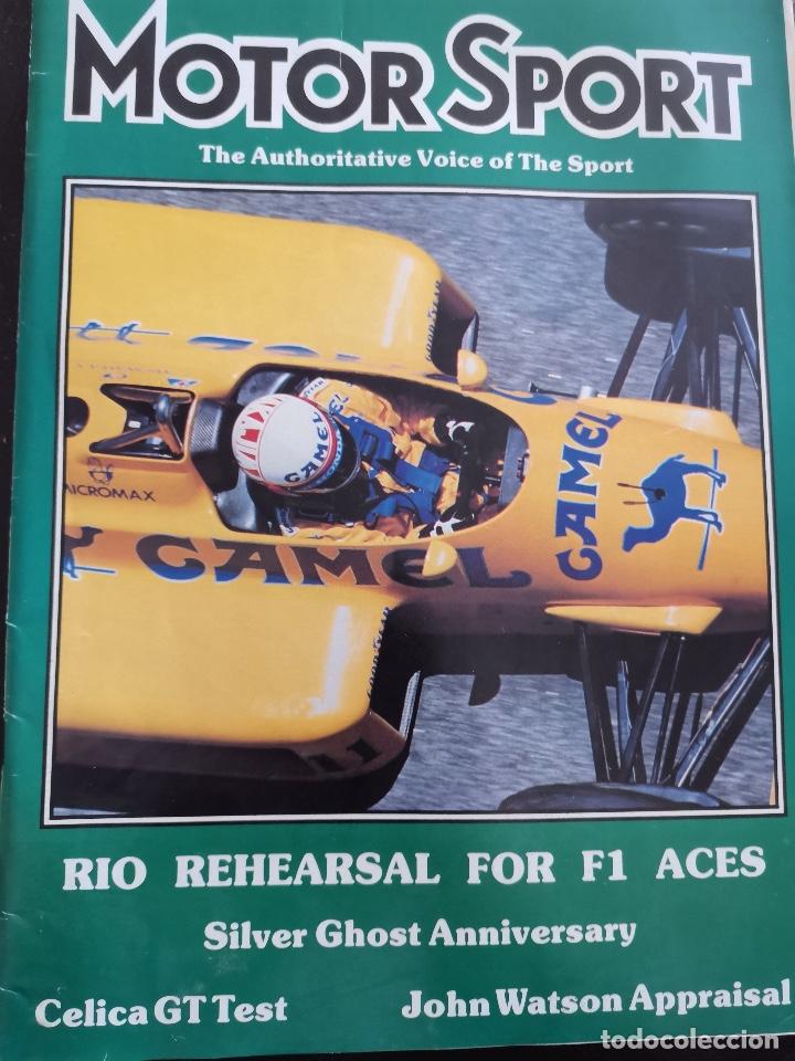Voitures et Motocyclettes: 1987 REVISTA MOTOR SPORT - CELICA GT TEST - ALFA ROMEO 75 - ROLLS ROYCE SILVER GHOST