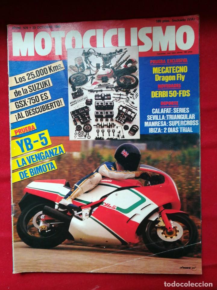 Voitures et Motocyclettes: Motociclismo N 976 octubre 1986. Gastos de env&iacute;o certificados con correos de 3.60&euro;.