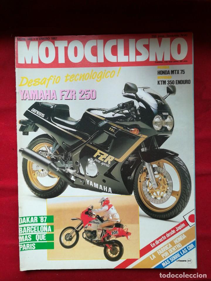 Voitures et Motocyclettes: Motociclismo N 986 enero 1987 . Gastos de env&iacute;o certificados 3.60&euro;