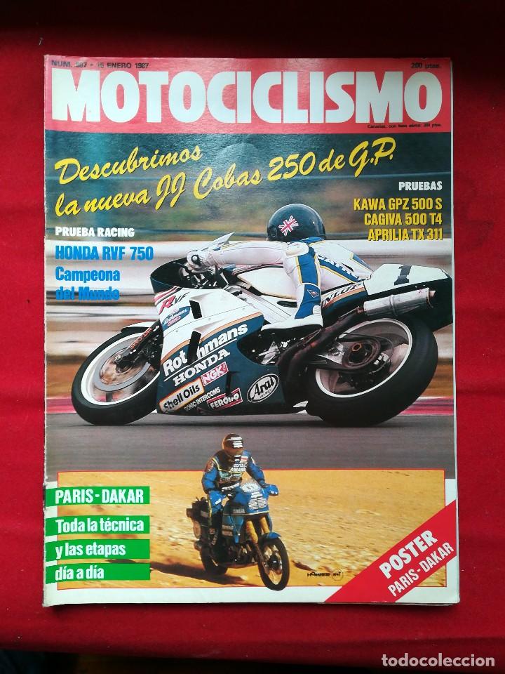 Voitures et Motocyclettes: Motociclismo N 987 enero 1987 . Gastos de env&iacute;o certificados de 3.60&euro;