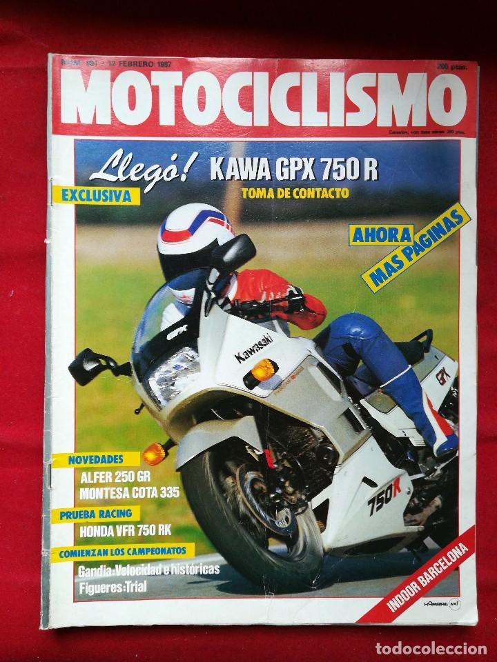 Voitures et Motocyclettes: Motociclismo N 991 febrero 1987. Gastos de env&iacute;o certificados de 3.60&euro;
