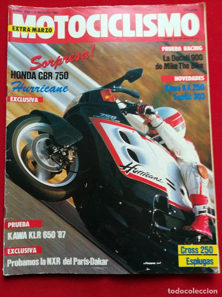 Voitures et Motocyclettes: Motociclismo N 994 marzo 1987. Gastos de env&iacute;o certificados con correos de 3.60&euro;