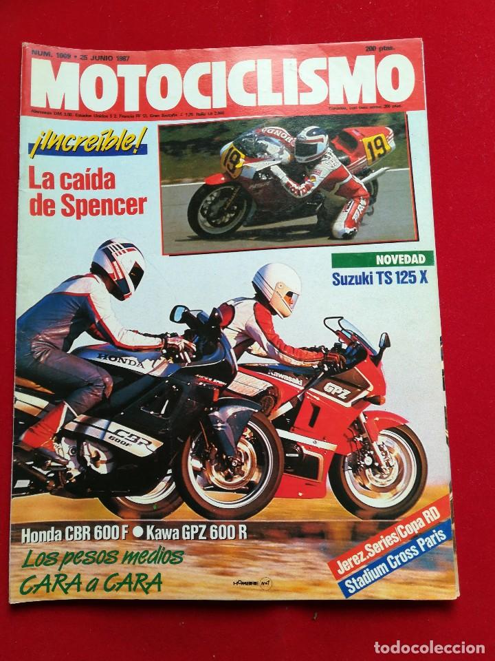 Voitures et Motocyclettes: Motociclismo N 1009 junio 1987. Gastos de env&iacute;o certificados con correos de 3.60&euro;