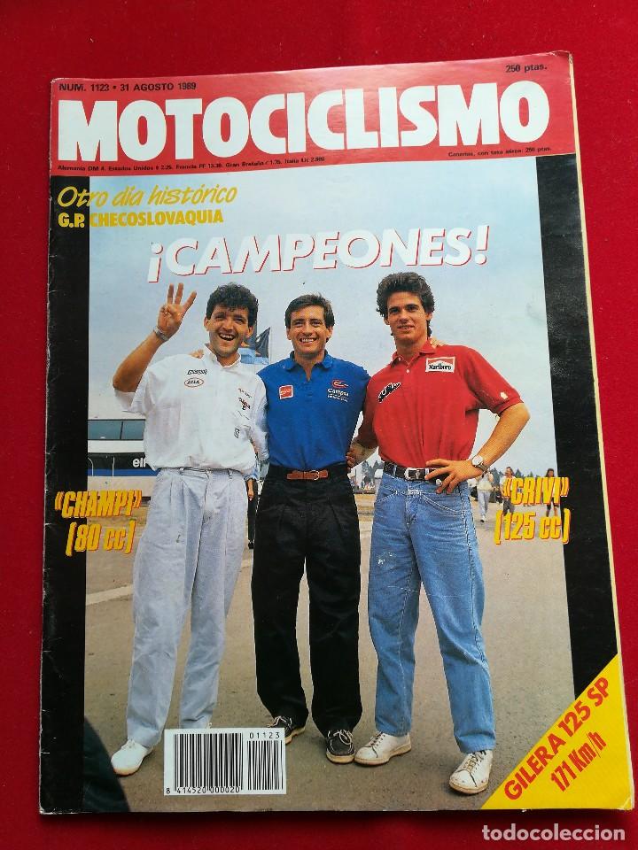 Voitures et Motocyclettes: Motociclismo N 1123 agosto 1989 , gastos de env&iacute;o certificados con correos de 3.60&euro;