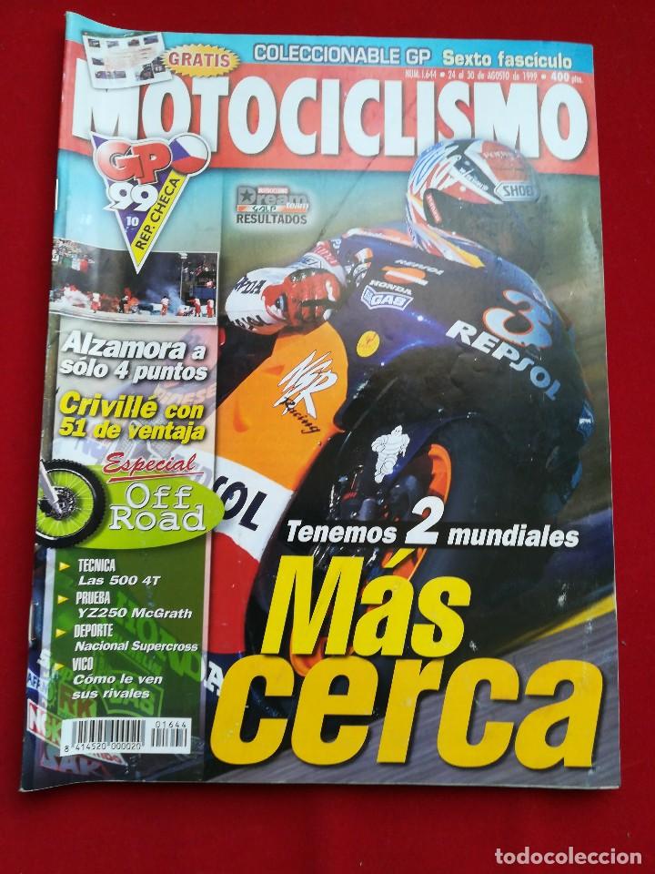 Voitures et Motocyclettes: Motociclismo N 1164 agosto 1999 . Gastos de env&iacute;o certificados con correos de 3.60&euro;