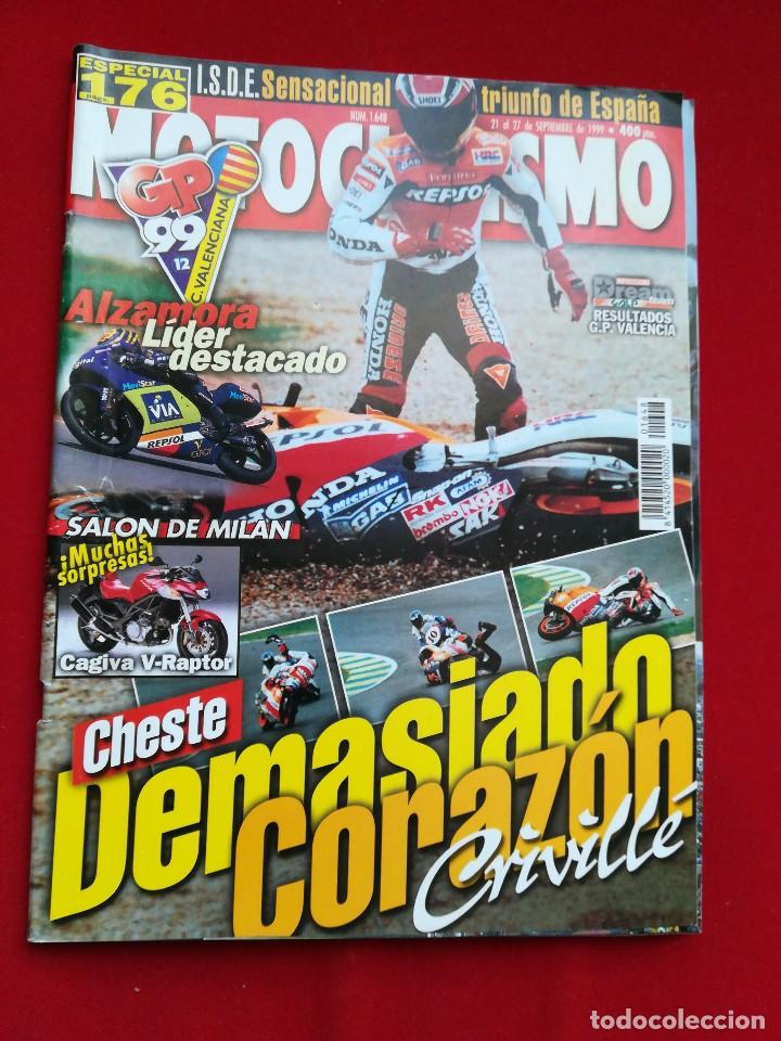 Voitures et Motocyclettes: Motociclismo N 1648 septiembre de 1999 . Gastos de env&iacute;o certificados con correos de 3.60&euro;.