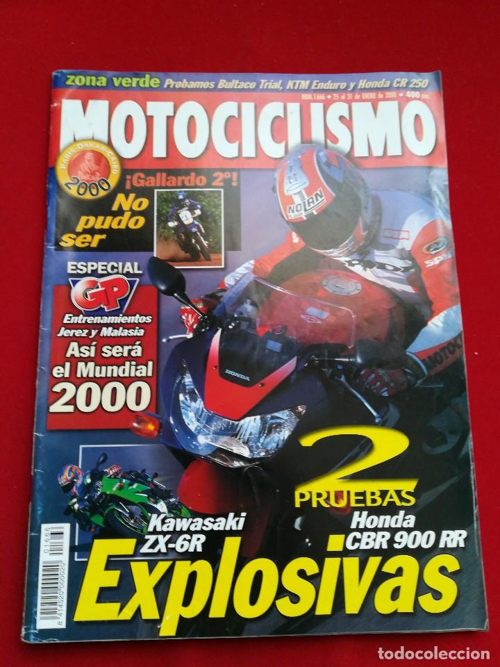 Voitures et Motocyclettes: Motociclismo N 1666 enero 2000 gastos de env&iacute;o certificados con correos de 3.60&euro;