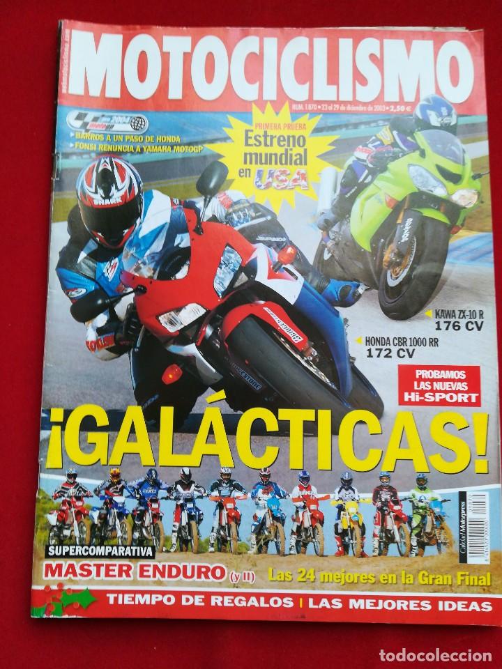 Voitures et Motocyclettes: Motociclismo 1870 diciembre 2003. Gastos de env&iacute;o certificados con correos de 3.60&euro;