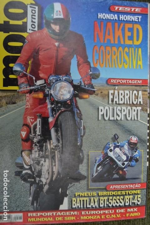 Voitures et Motocyclettes: 1998 REVISTA MOTO JORNAL - HONDA HORNET - MUNDIAL SBK - EUROPEU DE MX