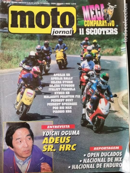 Cars and Motorcycles: 1995 REVISTA MOTO JORNAL - COMPARATIVO SCOOTERS - NACIONAL DE MX - ENDURO