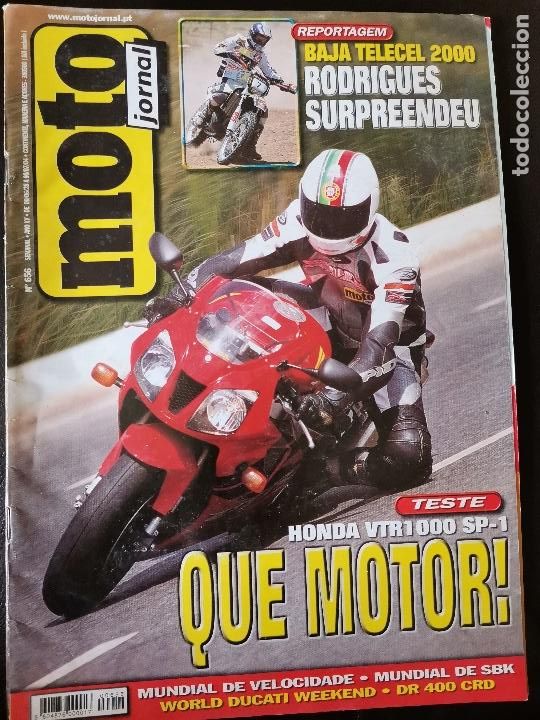 Coches y Motocicletas: 2000 REVISTA MOTO JORNAL - BAJA TELECEL 2000 - HONDA VTR 1000 SP-1 - MUNDIAL DE VELOCIDAD