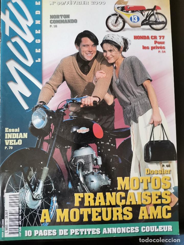 Voitures et Motocyclettes: 2000 REVISTA MOTO LEGENDE - INDIAN VELO - HONDA CR 77 - MOTORES AMC
