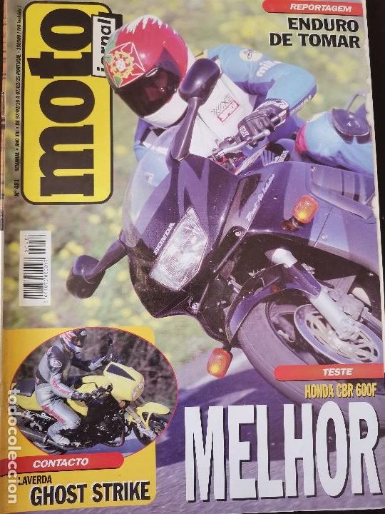 Voitures et Motocyclettes: 1997 REVISTA MOTO JORNAL - LAVERDA GHOST STRIKE - HONDA CBR 600 F - ENDURO TOMAR