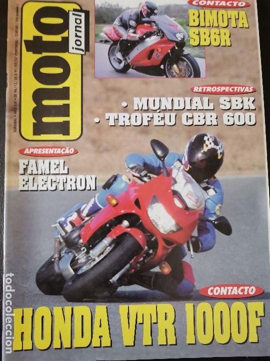 Voitures et Motocyclettes: 1996 REVISTA MOTO JORNAL - BIMOTA SB6R - MUNDIAL SBK - HONDA VTR 1000F - FAMEL ELECTRON