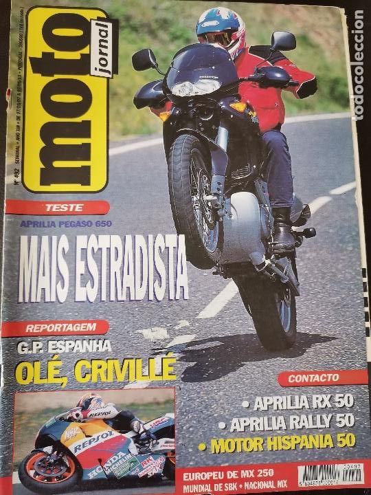 Voitures et Motocyclettes: 1997 REVISTA MOTO JORNAL - G.P ESPA&Ntilde;A OL&Eacute; CRIVILL&Eacute; - APRILIA PEGASO 650 - MOTOR HISPANIA 50