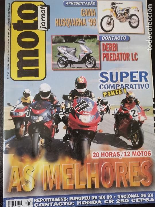 Voitures et Motocyclettes: 1998 REVISTA MOTO JORNAL - GAMA HUSQVARNA 1999 - HONDA CR 250 CEPSA - COMPARATIVO 12 MOTOS