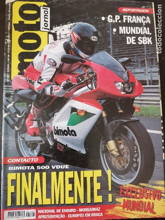 Voitures et Motocyclettes: 1997 REVISTA MOTO JORNAL - G.P. FRAN&Ccedil;A - BIMOTA 500 VDUO - MUNDIAL SBK
