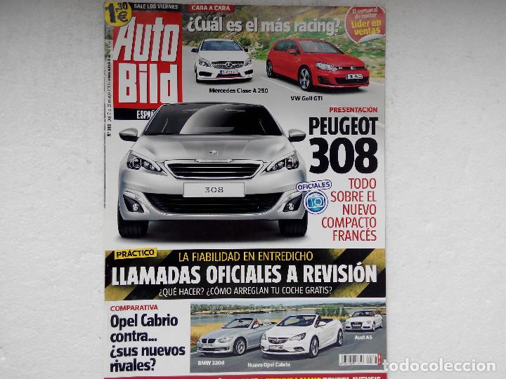 Voitures et Motocyclettes: AUTO BILD N&ordm; 388 a&ntilde;o 2013-kia carens 1.7 crdi- renault clio st tcE 90-audi a5 2.0 tdi- bmw 320d-