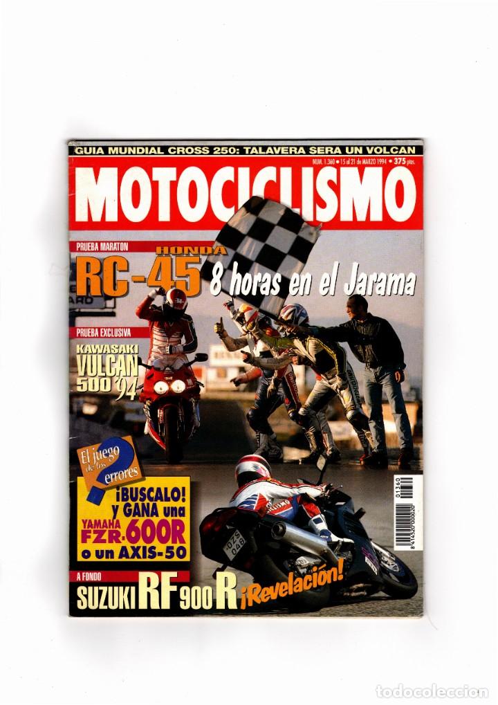 Voitures et Motocyclettes: Revista Motociclismo N&ordm; 1360 de 15 de marzo de 1994