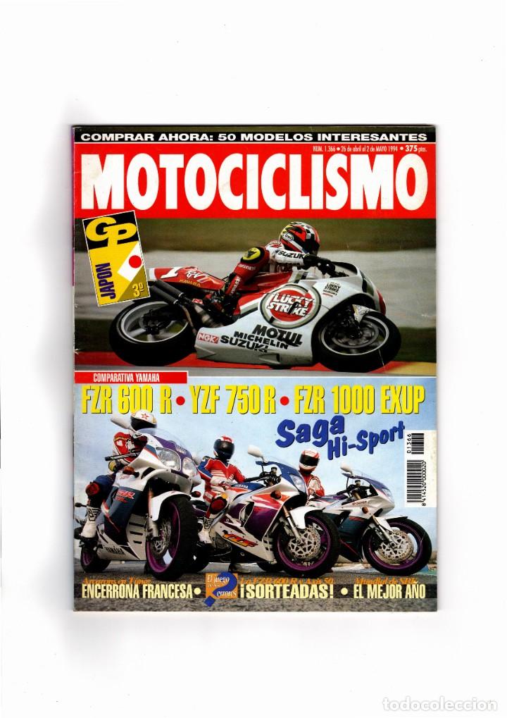 Voitures et Motocyclettes: Revista Motociclismo N&ordm; 1366 de 26 de abril de 1994