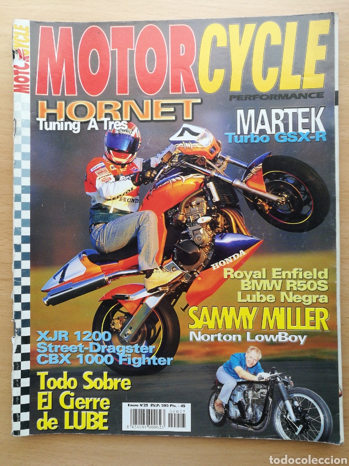 Voitures et Motocyclettes: REVISTA MOTOR CYCLE PERFORMANCE N.&ordm; 25 SAMMY MILLER, XJR 1200, MARKET TURBO GSX-R. CBX 1000