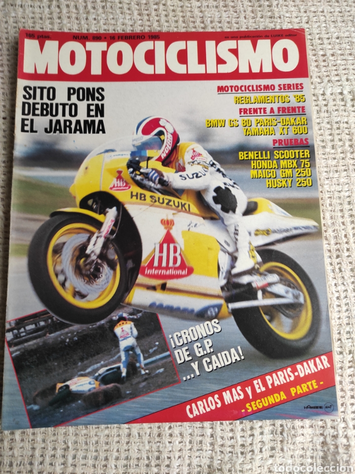 Voitures et Motocyclettes: MOTOCICLISMO N&ordm; 890 16 DE FEBRERO DE 1985 SITO PONS DEBUTO EN EL JARAMA
