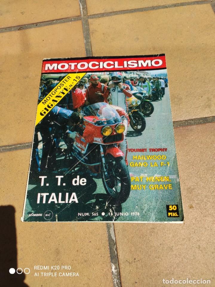 Carros e motociclos: Revista Motociclismo n&ordm; 565--- JUNIO -1978
