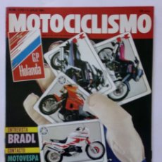 Coches y Motocicletas: MOTOCICLISMO Nº 1219 AÑO 1991 MOTO VESPA SFERA, YAMAHA SUPERTENERE, KAWASAKI GPZ - PERFECTO ESTADO. Lote 269069483
