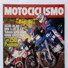 Coches y Motocicletas: MOTOCICLISMO Nº 1221 AÑO 1991 YAMAHA XJ 600, COMPARATIVA TRAIL, GUZZI CALIFORNIA - MUY BUEN ESTADO. Lote 269071098